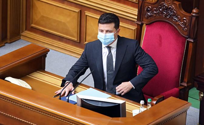 На фото: президент Украины Владимир Зеленский