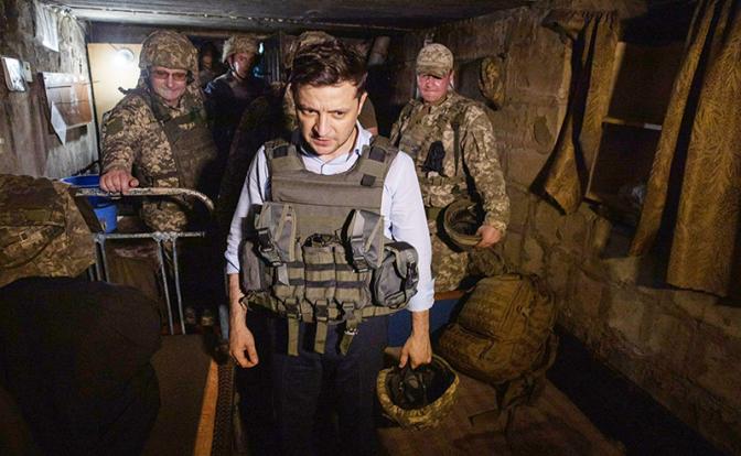 На фото: президент Украины Владимир Зеленский