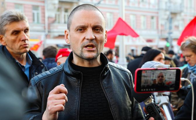 На фото: координатор Левого Фронта Сергей Удальцов