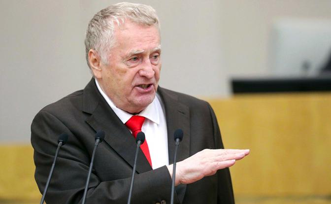 На фото: лидер фракции ЛДПР Владимир Жириновский