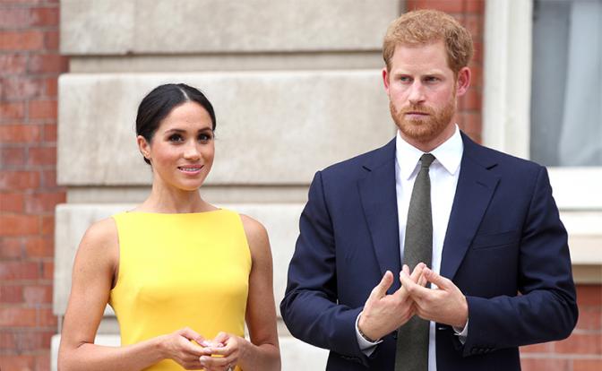 На фото: принц Гарри и его супруга Меган Маркл