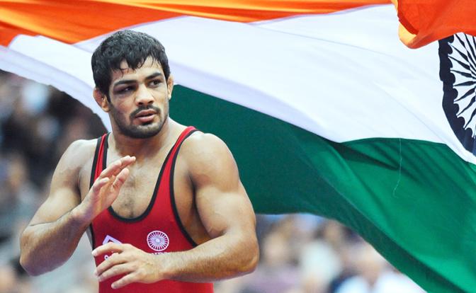 На фото: борец из Индии Кумар Сушил