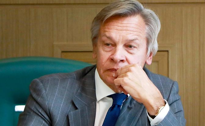 На фото: председатель Комиссии Совета Федерации по информационной политике Алексей Пушков