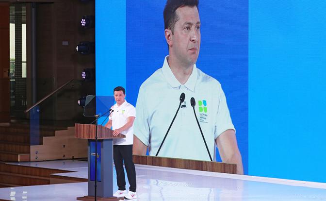 На фото: президент Украины Владимир Зеленский