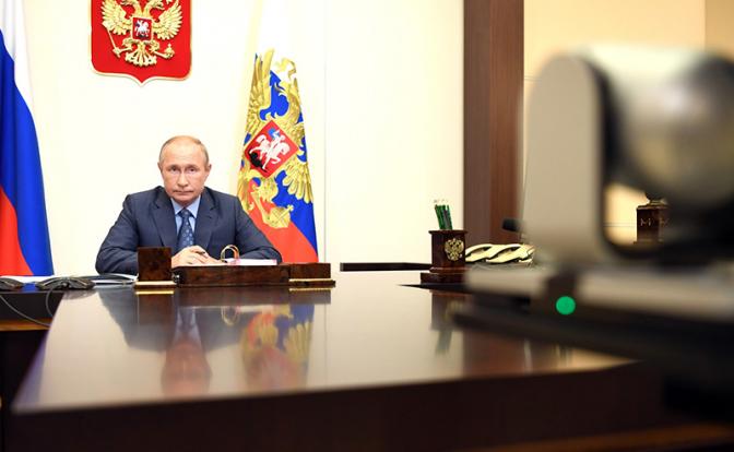 На фото: президент России Владимир Путин