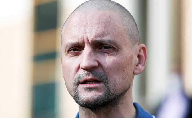 На фото: координатор движения «Левый фронт» Сергей Удальцов