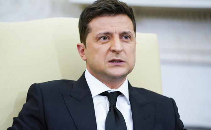 На фото: президент Украины Владимир Зеленский