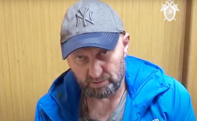 На фото: Александр Мавриди, совершивший побег из следственного изолятора в Московской области в августе 2021 года, после задержания в районе Митино.