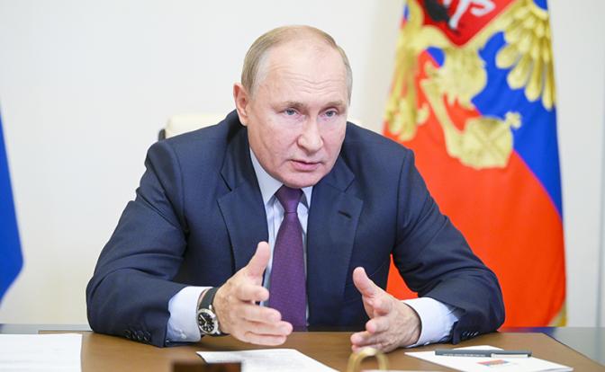 На фото: президент России Владимир Путин