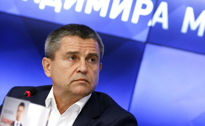 На фото: руководитель управления взаимодействия со средствами массовой информации Следственного комитета РФ Владимир Маркин, 2016 год.