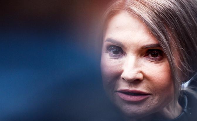 На фото: лидер политической партии "Батькивщина" Юлия Тимошенко