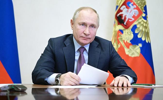 На фото: президент РФ Владимир Путин