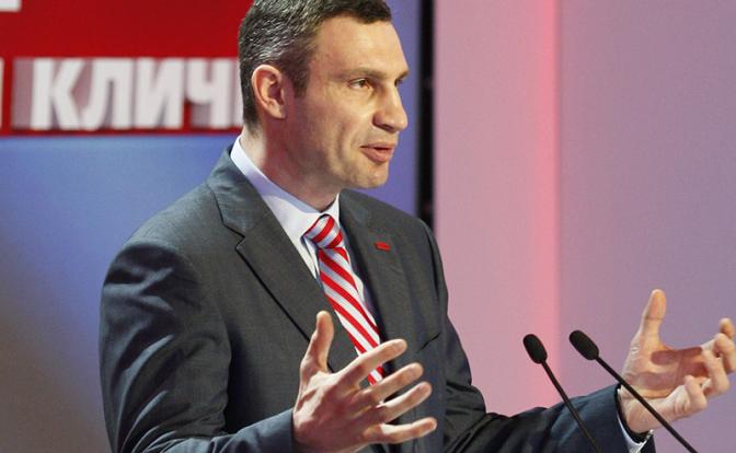 На фото: мэр Киева Виталий Кличко