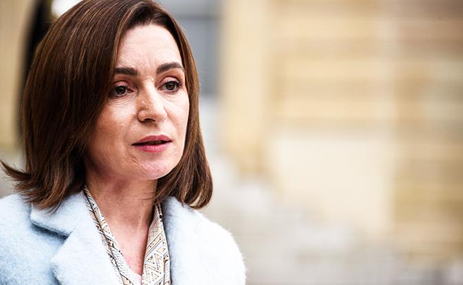 На фото: президент Молдавии Майя Санду