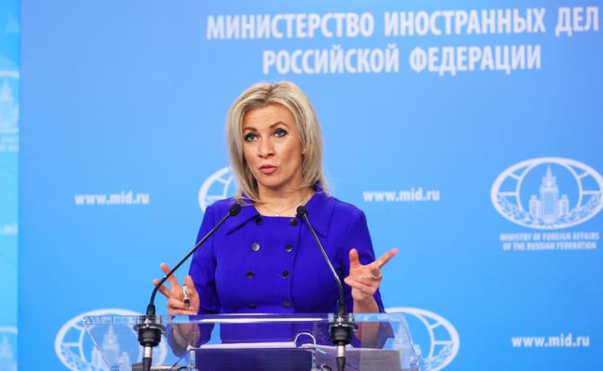 На фото: официальный представитель МИД РФ Мария Захарова