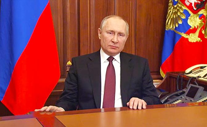 На фото: президент РФ Владимир Путин.