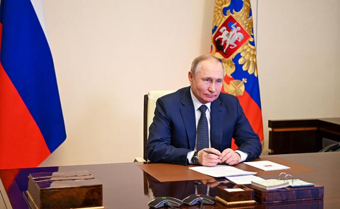 На фото: президент РФ Владимир Путин.