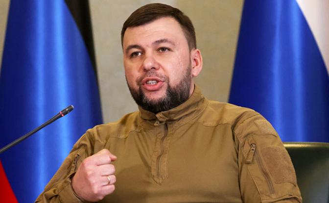 На фото: глава Донецкой Народной Республики Денис Пушилин.