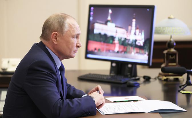 На фото: президент РФ Владимир Путин.