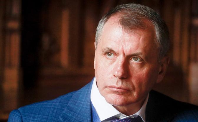 На фото: глава крымского парламента Владимир Константинов.