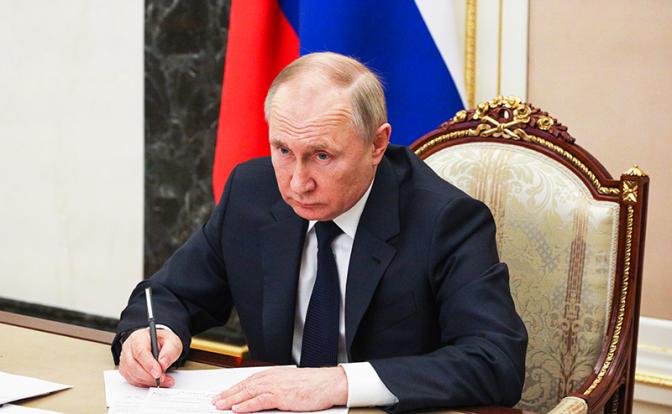 На фото: президент РФ Владимир Путин.