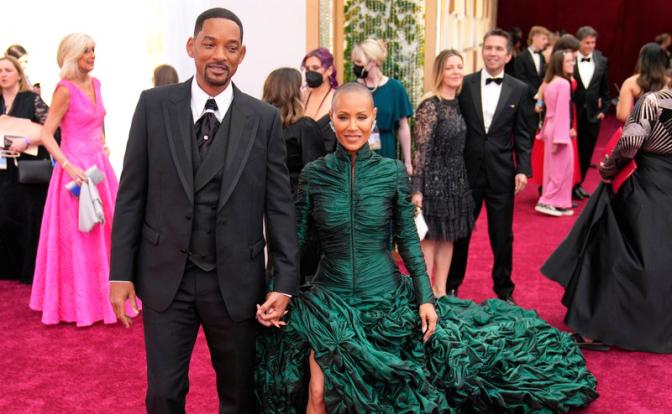 На фото: американский актёр, режиссер и хип-хоп исполнитель Уилл Смит и его супруга Джада Пинкетт-Смит
