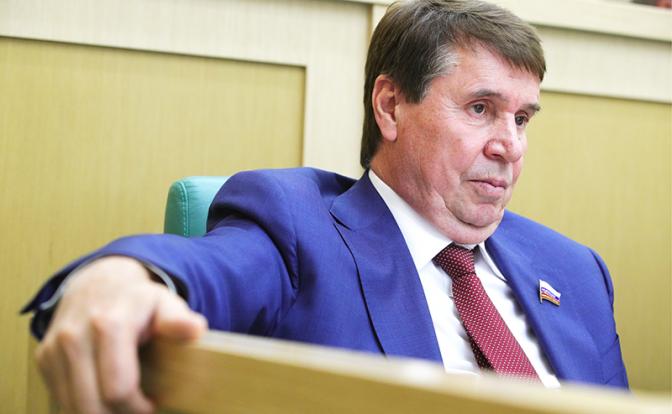 На фото: сенатор от Республики Крым, член международного комитета Совфеда Сергей Цеков.