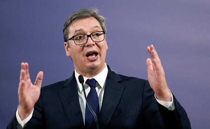 На фото: президент Сербии Александр Вучич.