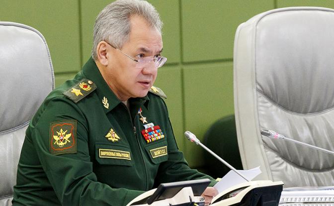 На фото: министр обороны РФ Сергей Шойгу.