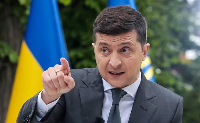 На фото: президент Украины Владимир Зеленский