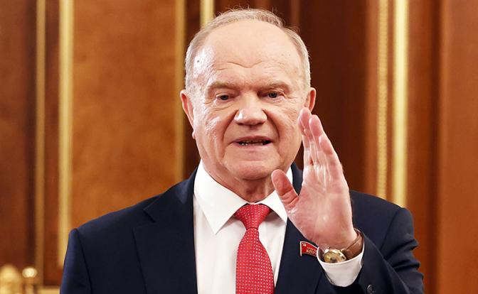 На фото: лидер КПРФ Геннадий Зюганов.