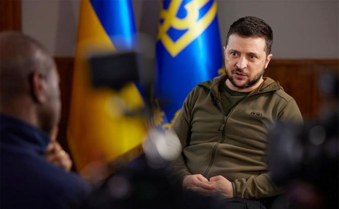 На фото: президент Украины Владимир Зеленский