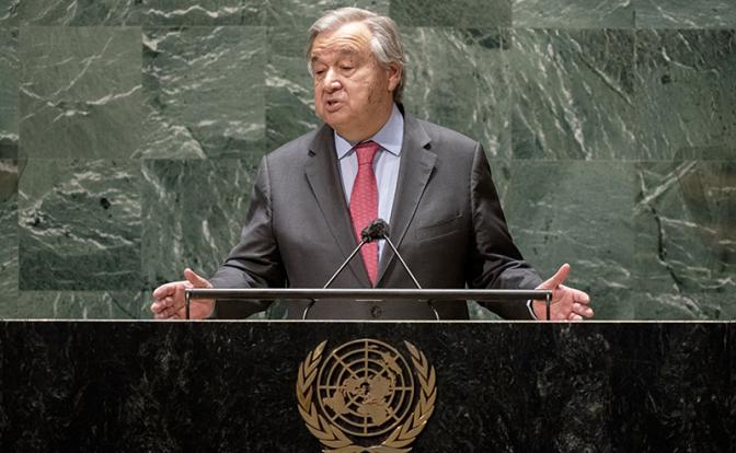 На фото: генеральный секретарь ООН Антониу Гутерриш.