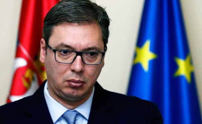 На фото: президент Сербии Александр Вучич.