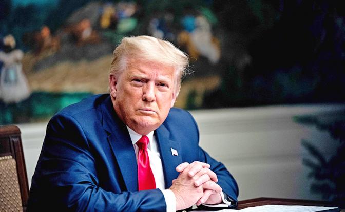 На фото: экс-президент США Дональд Трамп