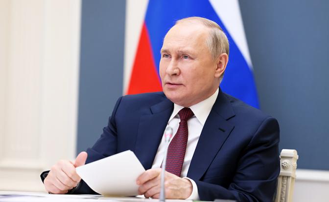 На фото: президент РФ Владимир Путин.