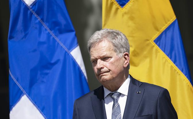 На фото: президент Финляндии Саули Ниинисте.