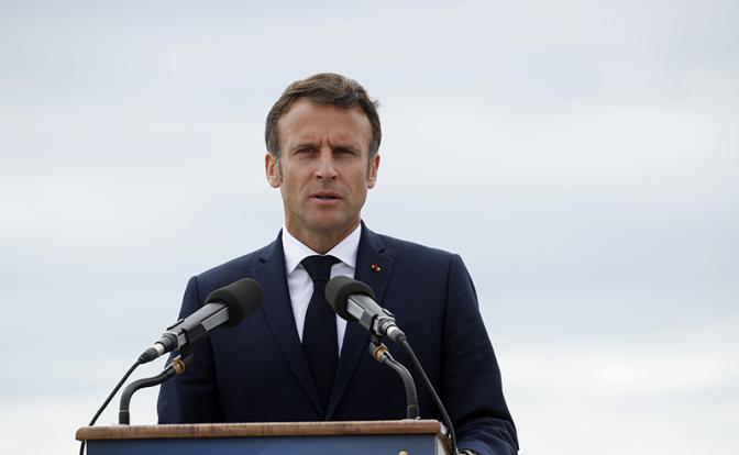 На фото: президент Франции Эмманюэль Макрон