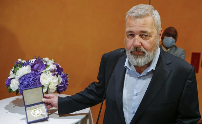 На фото: главный редактор «Новой газеты» Дмитрий Муратов