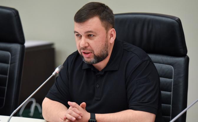 На фото: глава ДНР Денис Пушилин.