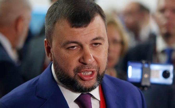 На фото: глава Донецкой Народной Республики Денис Пушилин