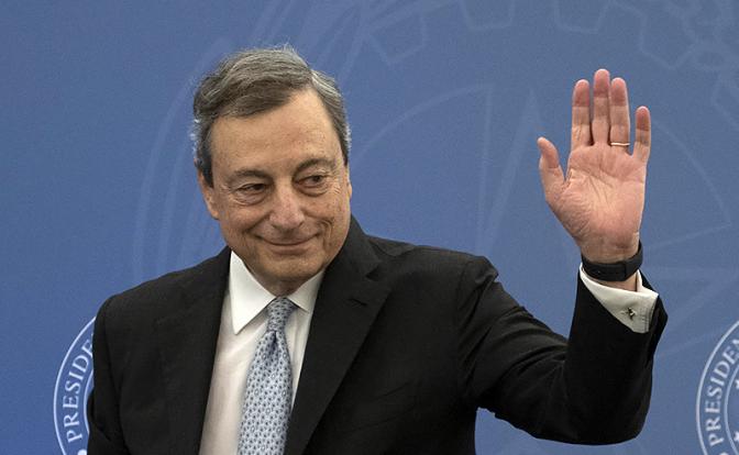 На фото: премьер-министр Италии Марио Драги