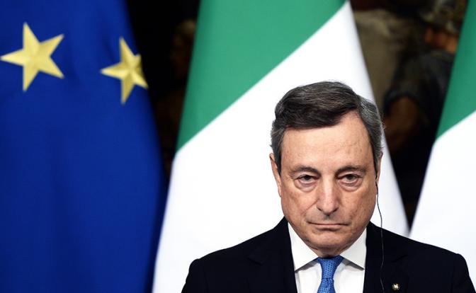 На фото: премьер-министр Италии Марио Драги.