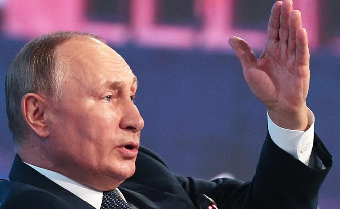 На фото: президент РФ Владимир Путин