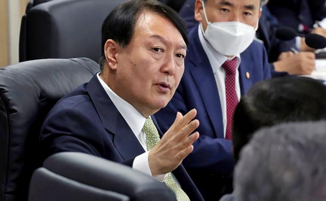 На фото: президент Южной Кореи Юн Сок Ёль