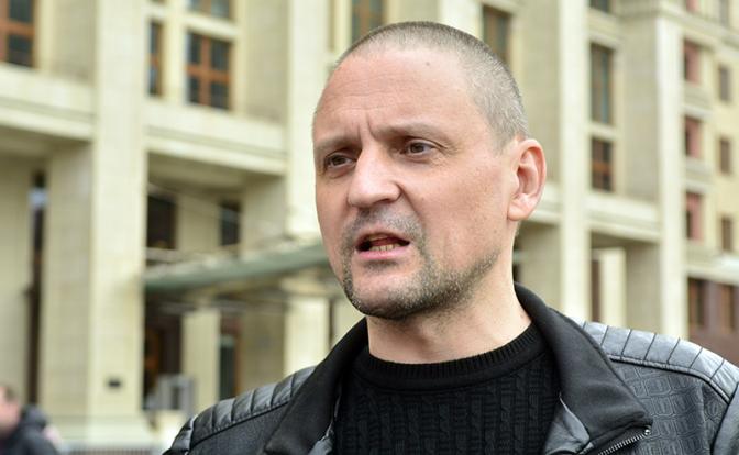 На фото: координатор движения "Левый фронт" Сергей Удальцов