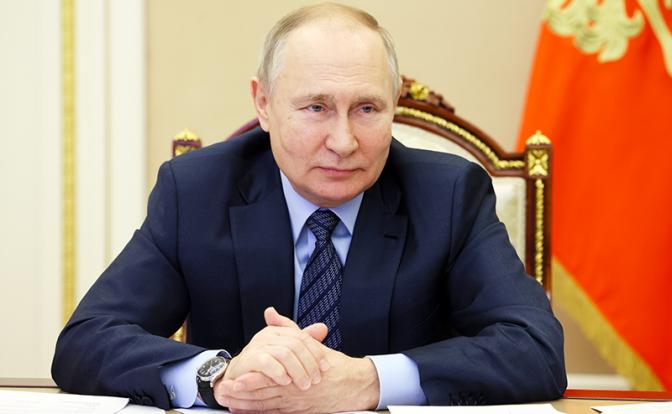 На фото: президент РФ Владимир Путин