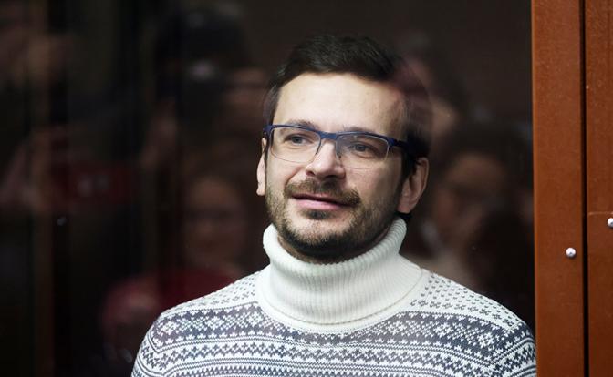 На фото: бывший муниципальный депутат по Красносельскому району Москвы Илья Яшин (признан иноагентом в РФ), обвиняемый в распространении заведомо недостоверной информации о Вооруженных силах РФ