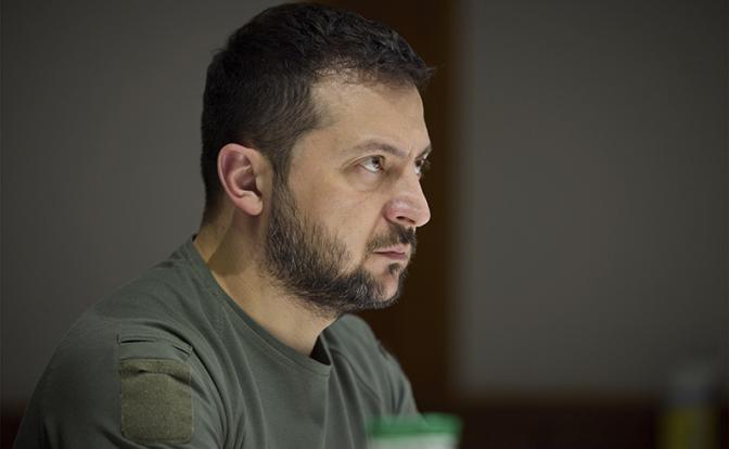 На фото: президент Украины Владимир Зеленский