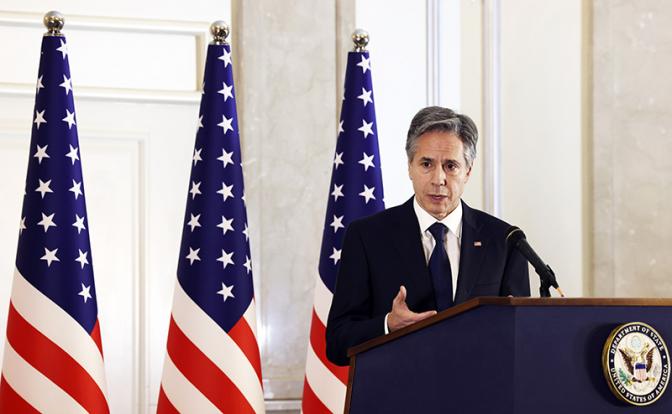 На фото: госсекретарь США Энтони Блинкен